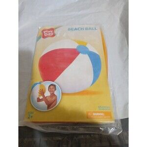 Play Day - Beach Ball - 13" inch Inflated - Pool/Sand Fun in the Sun!  NEW!